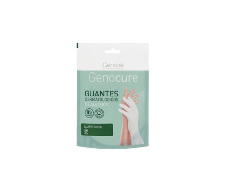Genové guantes dermatológico algodón T-pequeña 1ud