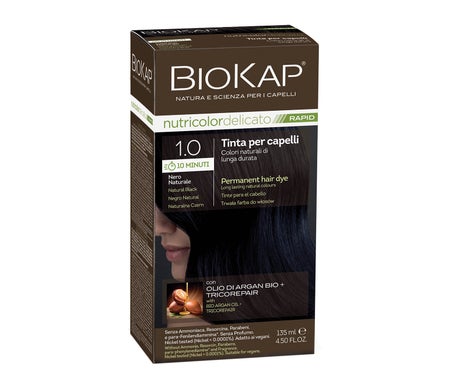 Biokap Nutricolor Tinte de Cabello 1.0 Negro 135ml