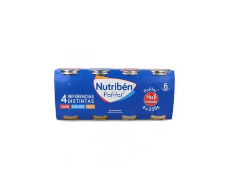 Potitos Nutribén Pack Variado 4X1 4udsX235g