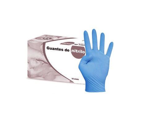 Dispomedic Guantes de Nitrilo Sin Polvo Medianos 100uds