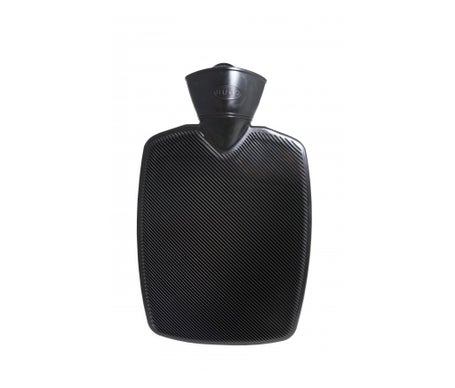 Hugo Frosch Bouillotte Rainurée Noir 1.8l 1ud