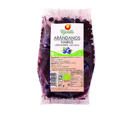 Vegetalia Arandano Nego Nego liofilizzato liofilizzato organico 40g