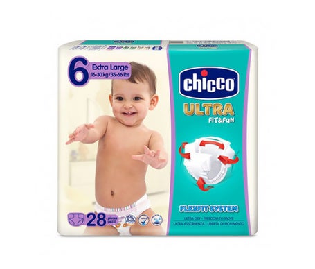 Chicco Maxi Pack Pañales E/Largo16-30Kg 28uds