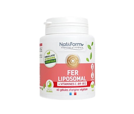 Nat&Form Fer Liposomal 60caps
