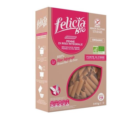 Felicia Bio Pasta Penne Rigate Con Arroz Integral 340 g | Natural Doctor