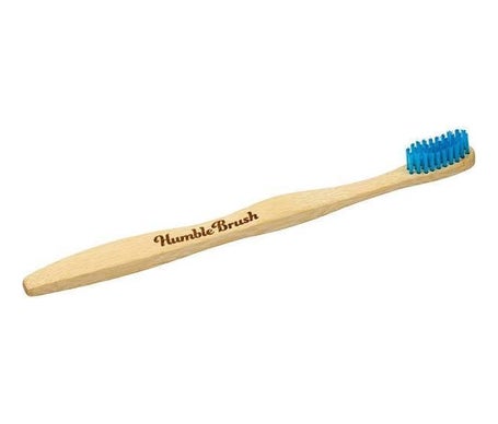 Cepillo Dental Bambú Adulto Medium Azul
