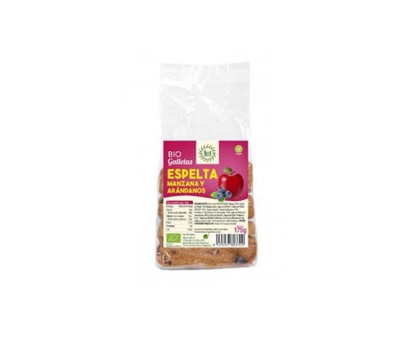 Solnatural Galletas Espelta Manzana Arándano Bio 175g