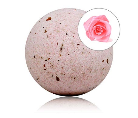 SyS Bomba Baño Espumosa Rosas con Pétalos 140g