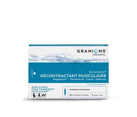 Granions Solución Bebible Relajante Muscular 30 Ampollas