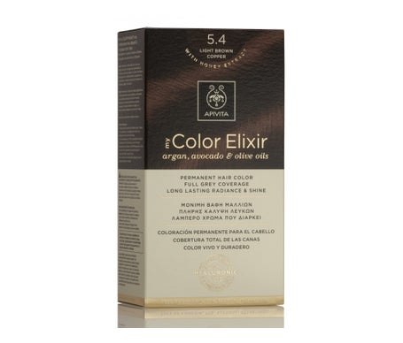 Apivita My Color Elixir 5.4 Castaño Claro Cobrizo