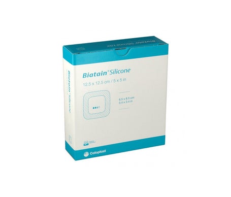 Coloplast Biatain silicone foam dressing 12.5 x 12.5 cm (10 pcs.) - Vendas y apósitos