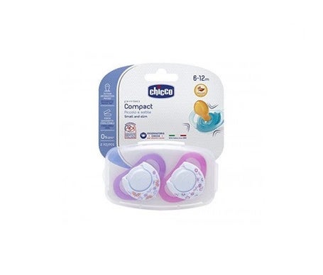 Chicco Physio Compact Rubber 6-16m Blue - Chupetes y accesorios