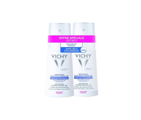Desodorante Vichy Spray Sin Sales de Aluminio 2 X 100Ml