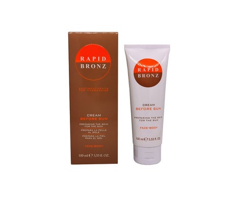 Rapid Bronz crema fluida preparadora para el sol cuerpo y cara 100ml
