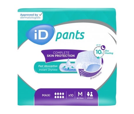 ID Pants Maxi Pañales Adultos Talla M 10uds