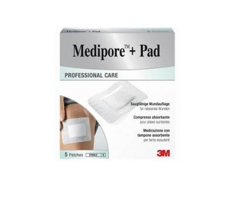 Medipore+Pad Med 10X10Cm 5Pcs