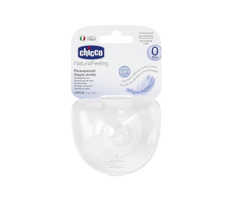 Chicco® protegepezón silicona t-grande 2uds