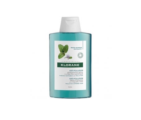 Klorane anti-inquinamento Detox Shampoo con menta acquatica 200 ml