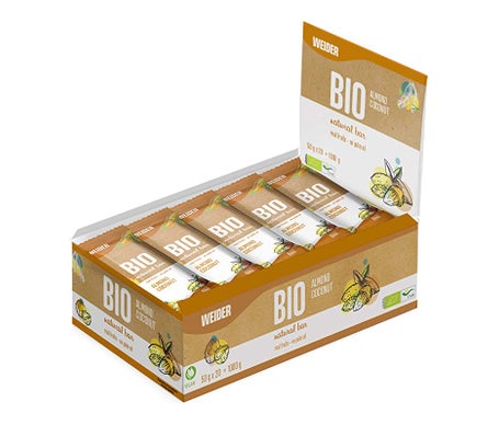 Weider Bio Natural Bar Barritas Almendra Coco 20x50g