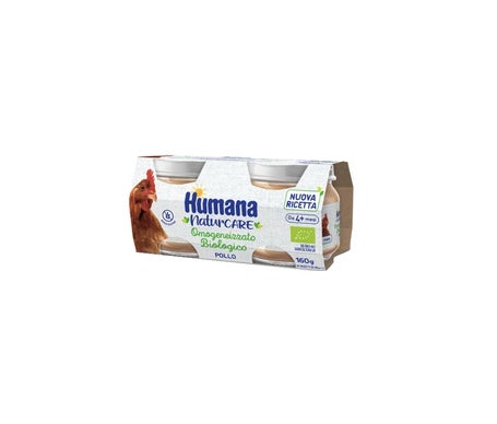 Humana Natur Care Homogeneizado Pollo Eco +4 M 2x80 g | Natural Doctor