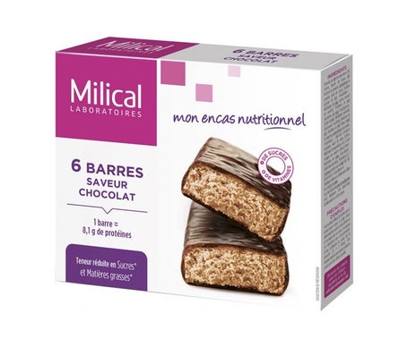 Milical - Barra de Hiperproteína de Chocolate