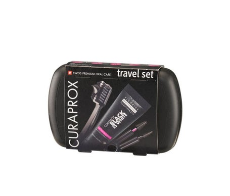 Curaprox Travel Set Black Is White