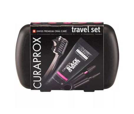 Curaprox Travel Set Black Is White