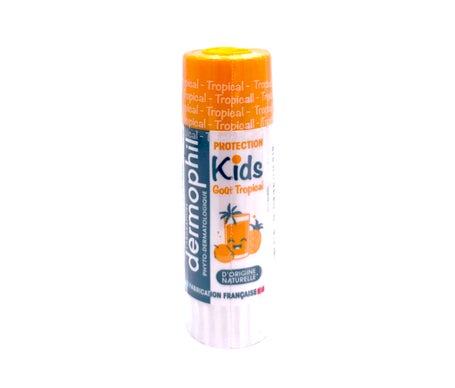Dermophil Stick Labial Protección Infantil Sabor Tropical 4g