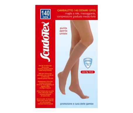 Scudotex Calcetín 140 Open Toe Nature T3 1 Par