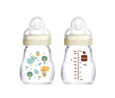 Mam Biberon Cristal Feel Good N +0M 170ml