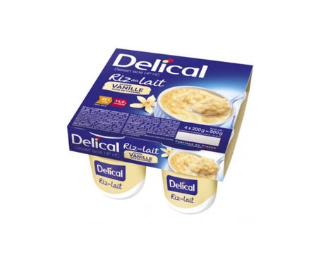 Delical Arroz de Leche con Vainilla 200gx4