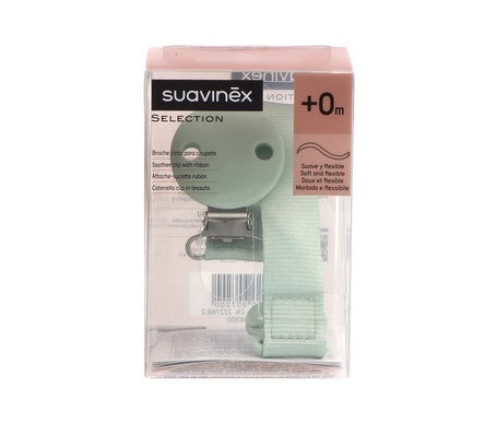 Suavinex Broche con Cinta Wonderland Liso 1 ud
