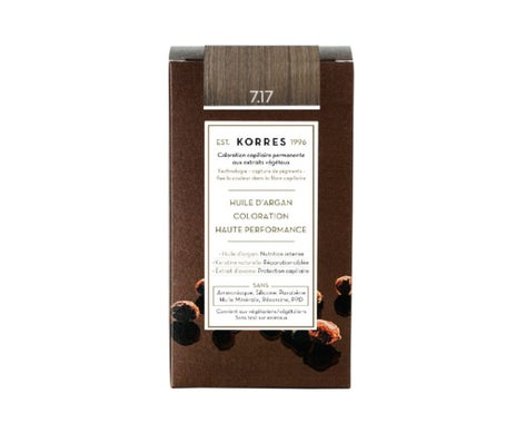 Korres Argan Oil Advanced Colorant Set 7.17 Dark Blonde Beige