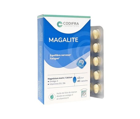 Codifra - Magalite Stress Management Marine Magnsium 40 cápsulas