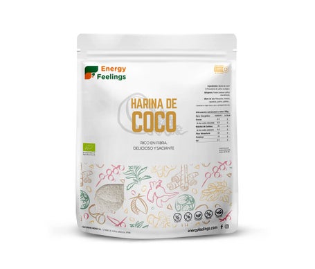 Energy Feelings Harina de Coco Eco Vegan Sin Gluten 1kg