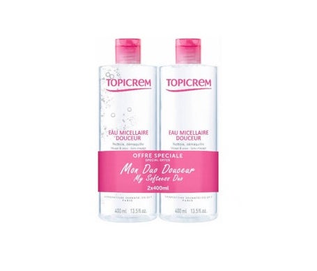 Topicrem Pack Duo Agua Micelar 2X400ml
