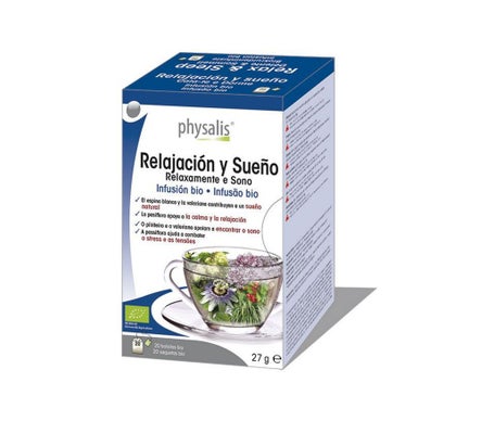 Physalis Relajación y Sueño Infusión Bio 20uds