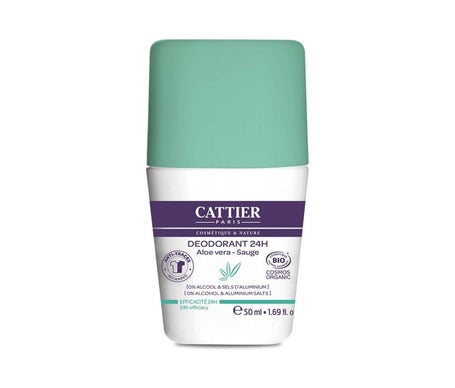 Cattier Desodorante Roll-On Aloe Vera 24h 50ml