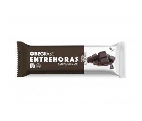 Obegrass Entrehoras barrita chocolate negro 1ud