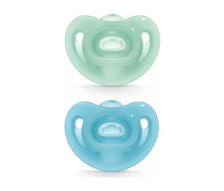 Nuk Sensitive Chupete Silicona 0-6M 2uds