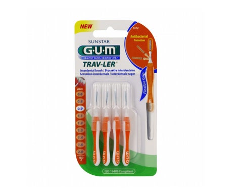 Cepillo Interdental Gum Trav-Ler 1412 0,9mm 4uds