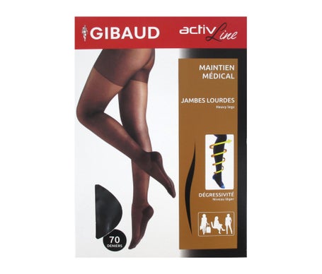 Gibaud Activline Medias Suaves Negro T5 1u