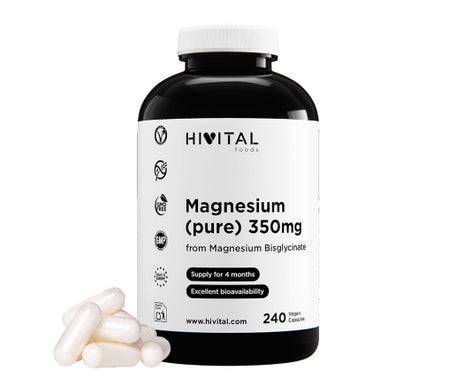 HIVITAL Magnesio bisglicinato 350 mg 240 cáps de Hivital Foods | Natural Doctor