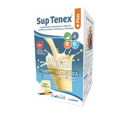 Wallax Sup Tenex Plus Vainilla 15x32g | Natural Doctor