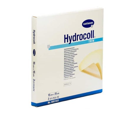 Hydrocoll Thin Apósito 15x15cm 3uds