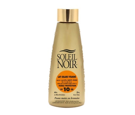 Soleil Noir Leche Solar Vitaminada Protección Baja SPF10 150ml
