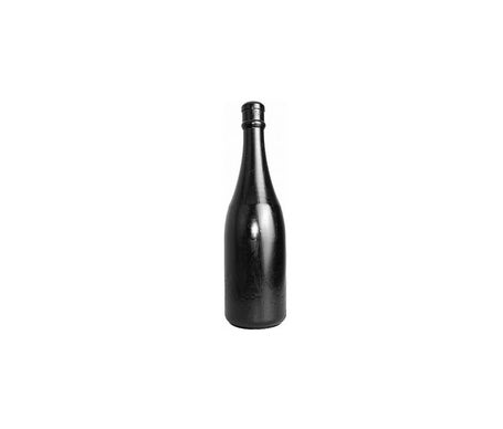 All Black Champagne Bottle Medium 34,5 cm - Dildos