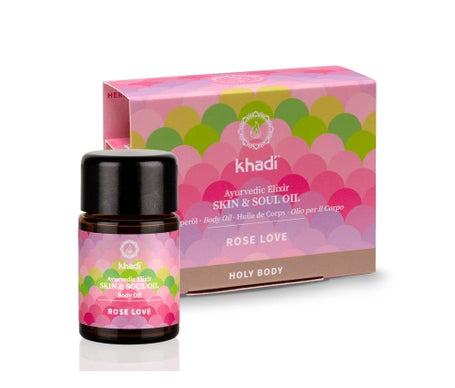 Khadi Aceite Elixir Ayurveda Rosa Regenerante 10ml