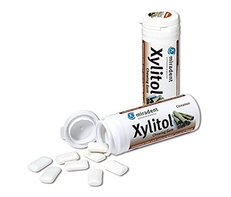 Miradent Xylitol Chicle Canela 30g
