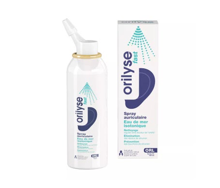 Orilyse Fast Spray Auriculaire Eau de Mer Isotonique 100ml